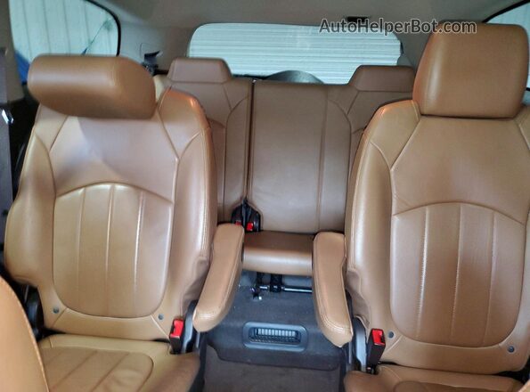 5GAKVBKDXGJ275340 2016 BUICK ENCLAVE White Rear seats view