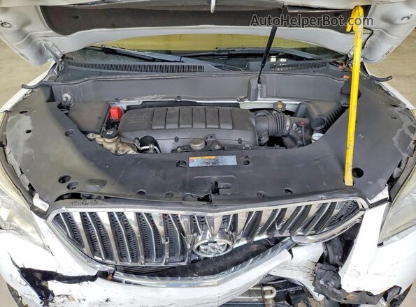 5GAKVBKDXGJ275340 2016 BUICK ENCLAVE White Engine compartment view