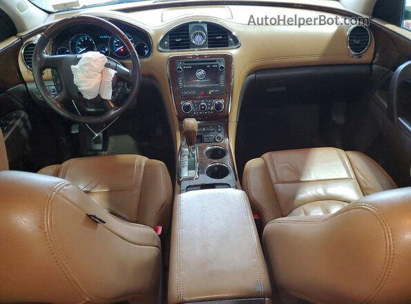 5GAKVBKDXGJ275340 2016 BUICK ENCLAVE White Dashboard view