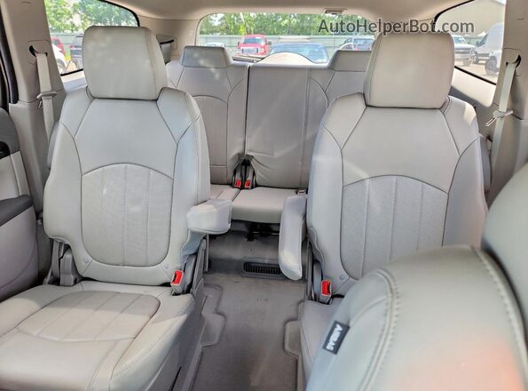 5GAKVBKDXGJ302195 2016 BUICK ENCLAVE Blue Rear seats view