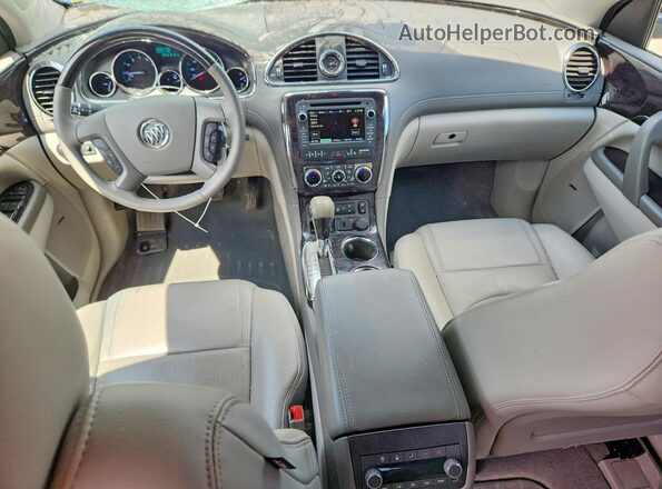 5GAKVBKDXGJ302195 2016 BUICK ENCLAVE Blue Dashboard view