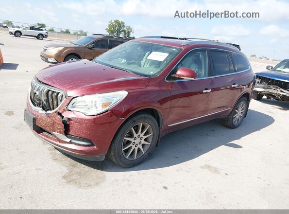 5GAKVBKDXGJ315951 2016 BUICK ENCLAVE Коричневый Передняя левая четверть