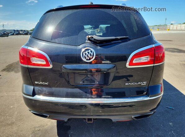 5GAKVBKDXGJ338873 2016 BUICK ENCLAVE Black უკანა ხედი