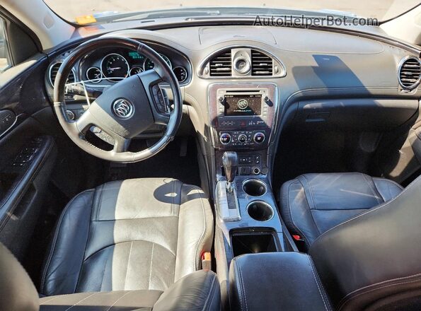 5GAKVBKDXGJ338873 2016 BUICK ENCLAVE Black წინა პანელის ხედი