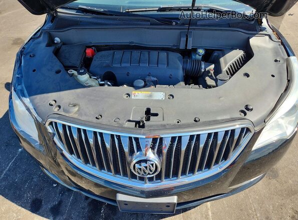 5GAKVBKDXGJ338873 2016 BUICK ENCLAVE Black ძრავის განყოფილების ხედი