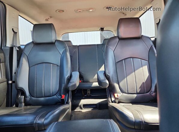 5GAKVBKDXGJ338873 2016 BUICK ENCLAVE Black უკანა სავარძლების ხედი