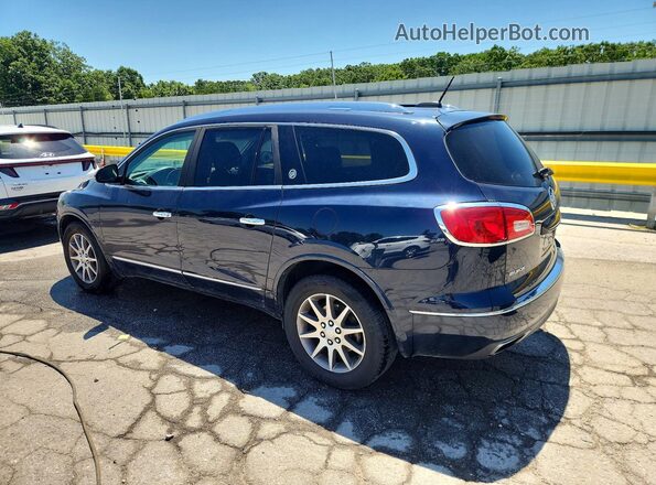 5GAKVBKDXHJ124838 2017 BUICK ENCLAVE Черный Задняя левая четверть