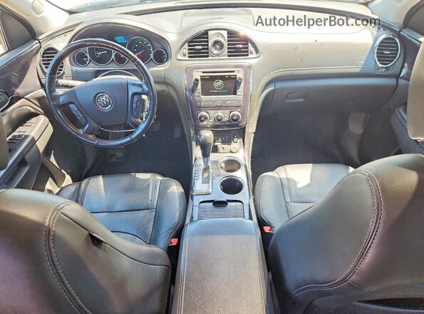 5GAKVBKDXHJ124838 2017 BUICK ENCLAVE Черный Вид панели приборов
