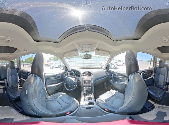 5GAKVBKDXHJ124838 2017 BUICK ENCLAVE Черный Панорамный вид салона 360°