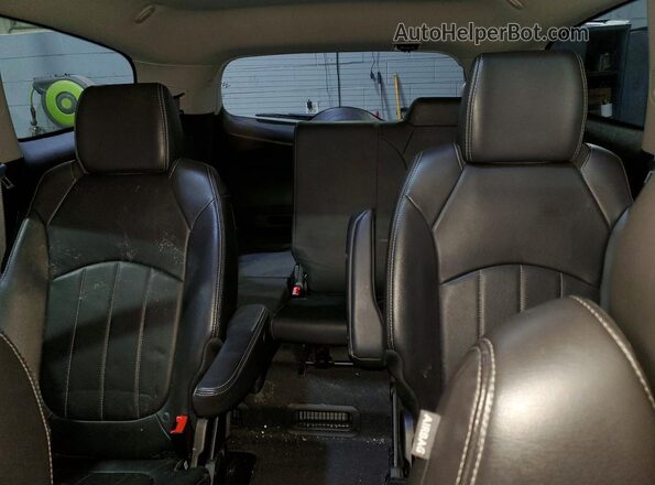 5GAKVBKDXHJ248821 2017 BUICK ENCLAVE Black Widok tylnych siedzeń