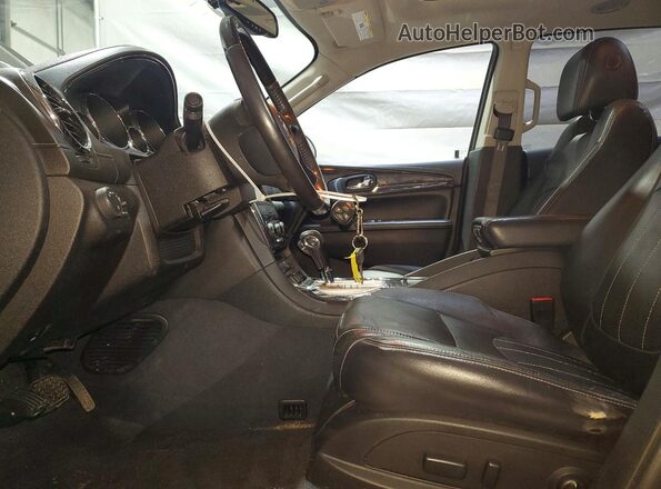 5GAKVBKDXHJ248821 2017 BUICK ENCLAVE Black Widok wnętrza z przodu
