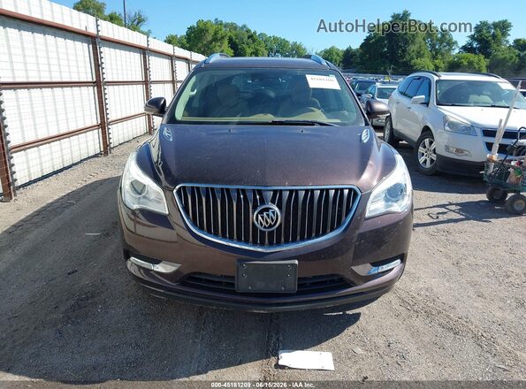 5GAKVCKD4HJ232331 2017 BUICK ENCLAVE Purple Widok zestawu wskaźników