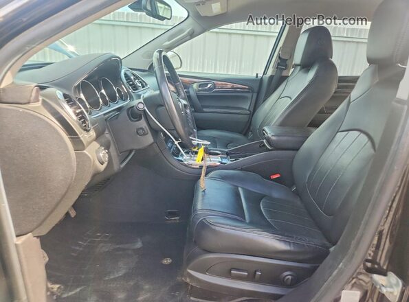 5GAKVCKD8HJ351046 2017 BUICK ENCLAVE Black Front interior view