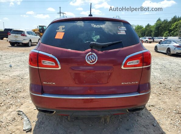 5GAKVCKD9GJ184596 2016 BUICK ENCLAVE Burgundy Vista trasera