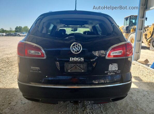 5GAKVCKD9GJ249334 2016 BUICK ENCLAVE Black Widok z tyłu