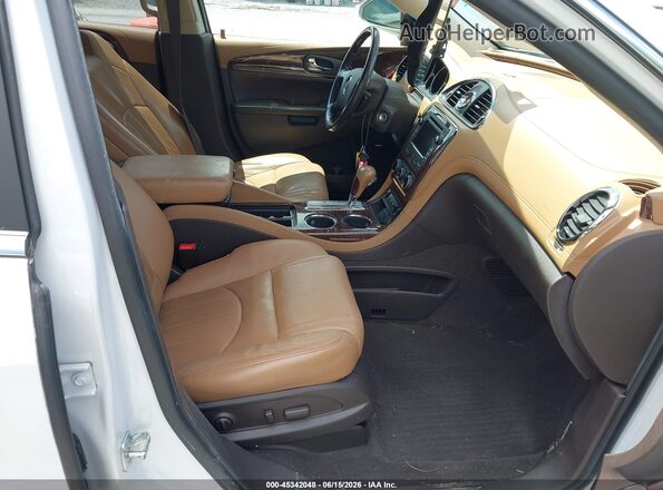 5GAKVCKD9GJ280437 2016 BUICK ENCLAVE White Widok wnętrza z przodu