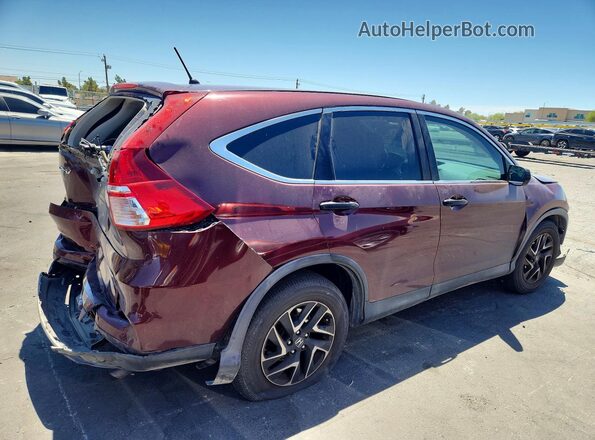 5J6RM3H42GL027210 2016 HONDA CR-V Maroon Задня права чверть