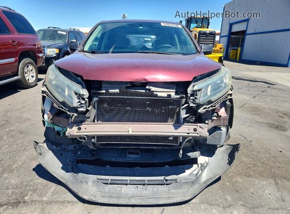 5J6RM3H42GL027210 2016 HONDA CR-V Maroon Вид спереду