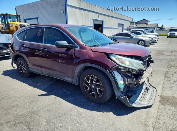 5J6RM3H42GL027210 2016 HONDA CR-V Maroon Передня права чверть