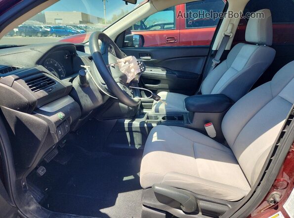 5J6RM3H42GL027210 2016 HONDA CR-V Maroon Вид салону спереду