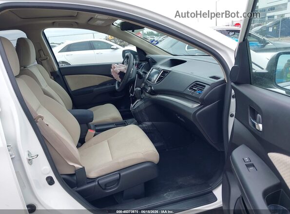 5J6RM3H55GL013116 2016 HONDA CR-V White Սալոնի դիմացի տեսք
