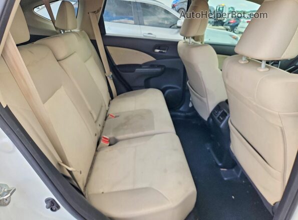 5J6RM3H58GL003583 2016 HONDA CR-V White Вид задніх сидінь