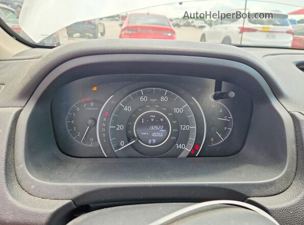 5J6RM3H58GL003583 2016 HONDA CR-V White Вид щитка приладів