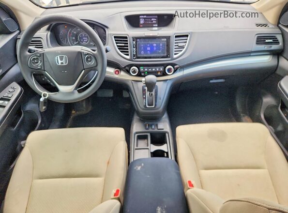 5J6RM3H58GL003583 2016 HONDA CR-V White Вид панелі приладів