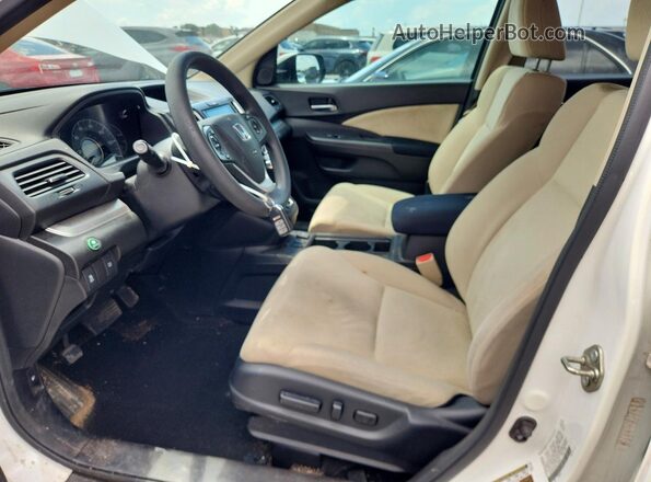 5J6RM3H58GL003583 2016 HONDA CR-V White Вид салону спереду