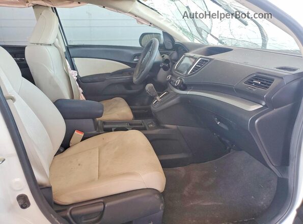 5J6RM3H5XGL021664 2016 HONDA CR-V Белый Вид салона спереди