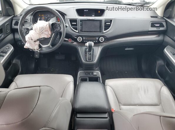 5J6RM3H92GL024979 2016 HONDA CR-V Серебряный Вид панели приборов