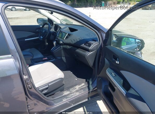5J6RM3H93GL005731 2016 HONDA CR-V Gray Вид салону спереду
