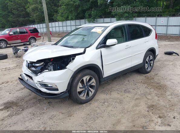 5J6RM3H94GL006919 2016 HONDA CR-V White Առջևի ձախ երեք քառորդ տեսարան