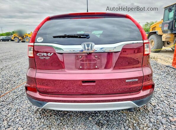 5J6RM3H97GL003240 2016 HONDA CR-V Maroon Widok z tyłu