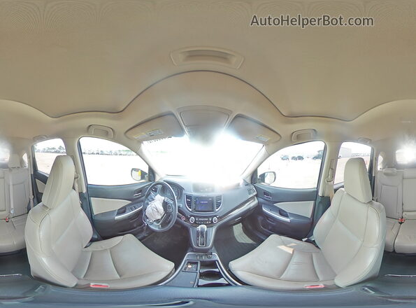 5J6RM3H98GL006101 2016 HONDA CR-V White Widok wnętrza 360 stopni