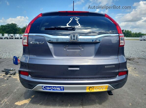 5J6RM3H9XGL005709 2016 HONDA CR-V Blue Rear view