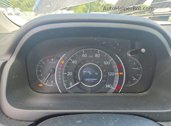 5J6RM3H9XGL005709 2016 HONDA CR-V Blue Instrument cluster view