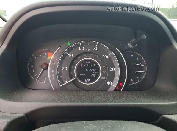 5J6RM4H30GL014601 2016 HONDA CR-V Silver Instrument cluster view