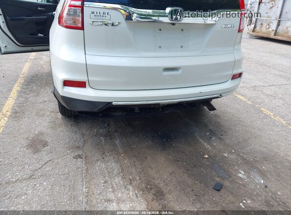 5J6RM4H31GL105893 2016 HONDA CR-V White 
