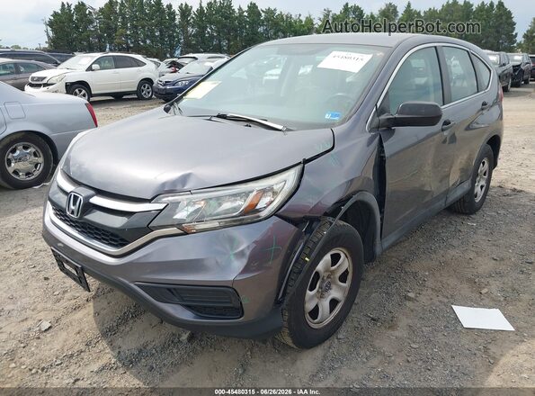 5J6RM4H31GL121771 2016 HONDA CR-V Gray წინა მარცხენა ხედი სამი მეოთხედიდან