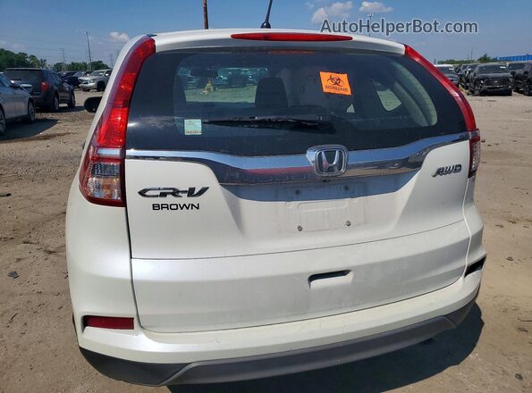 5J6RM4H31GL132883 2016 HONDA CR-V White Rear view