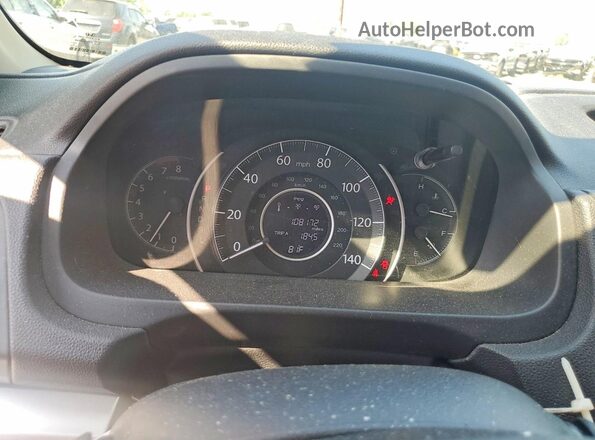 5J6RM4H31GL132883 2016 HONDA CR-V White Instrument cluster view
