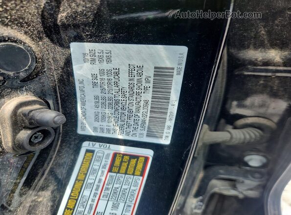 5J6RM4H32GL009948 2016 HONDA CR-V Черный Вид наклейки с VIN-кодом