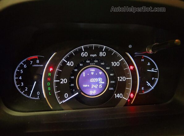 5J6RM4H32GL012963 2016 HONDA CR-V White Vista del cuadro de instrumentos