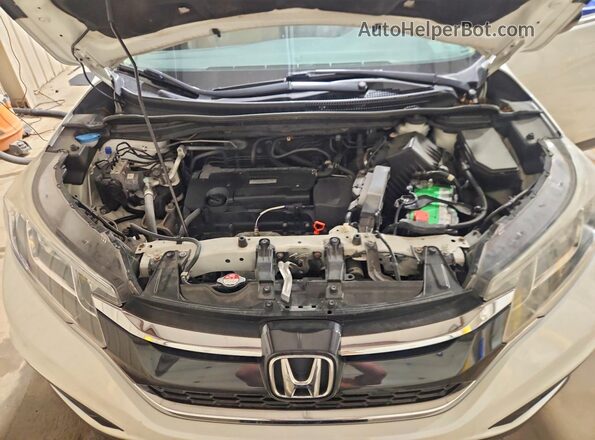 5J6RM4H32GL012963 2016 HONDA CR-V White Vista del compartimento del motor