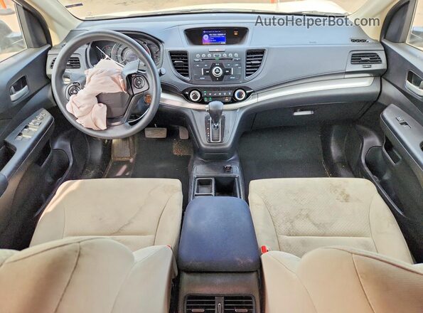 5J6RM4H33GL138152 2016 HONDA CR-V White Dashboard view