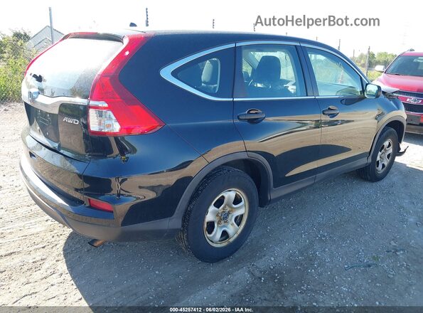 5J6RM4H35GL085079 2016 HONDA CR-V Black უკანა მარჯვენა