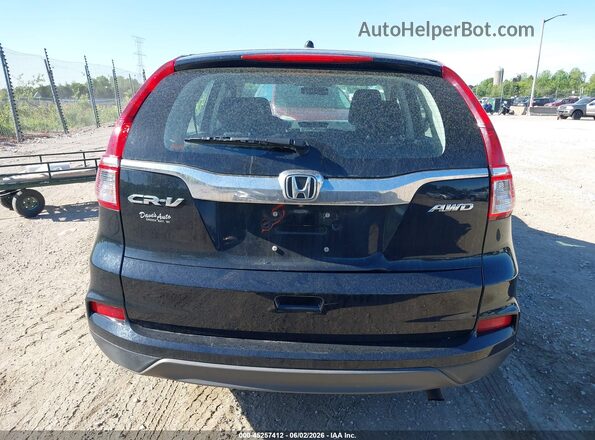 5J6RM4H35GL085079 2016 HONDA CR-V Black 