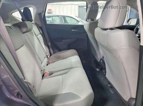 5J6RM4H36GL104576 2016 HONDA CR-V Gray Widok tylnych siedzeń