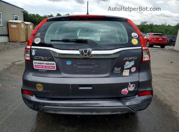 5J6RM4H38GL001594 2016 HONDA CR-V Charcoal Widok z tyłu